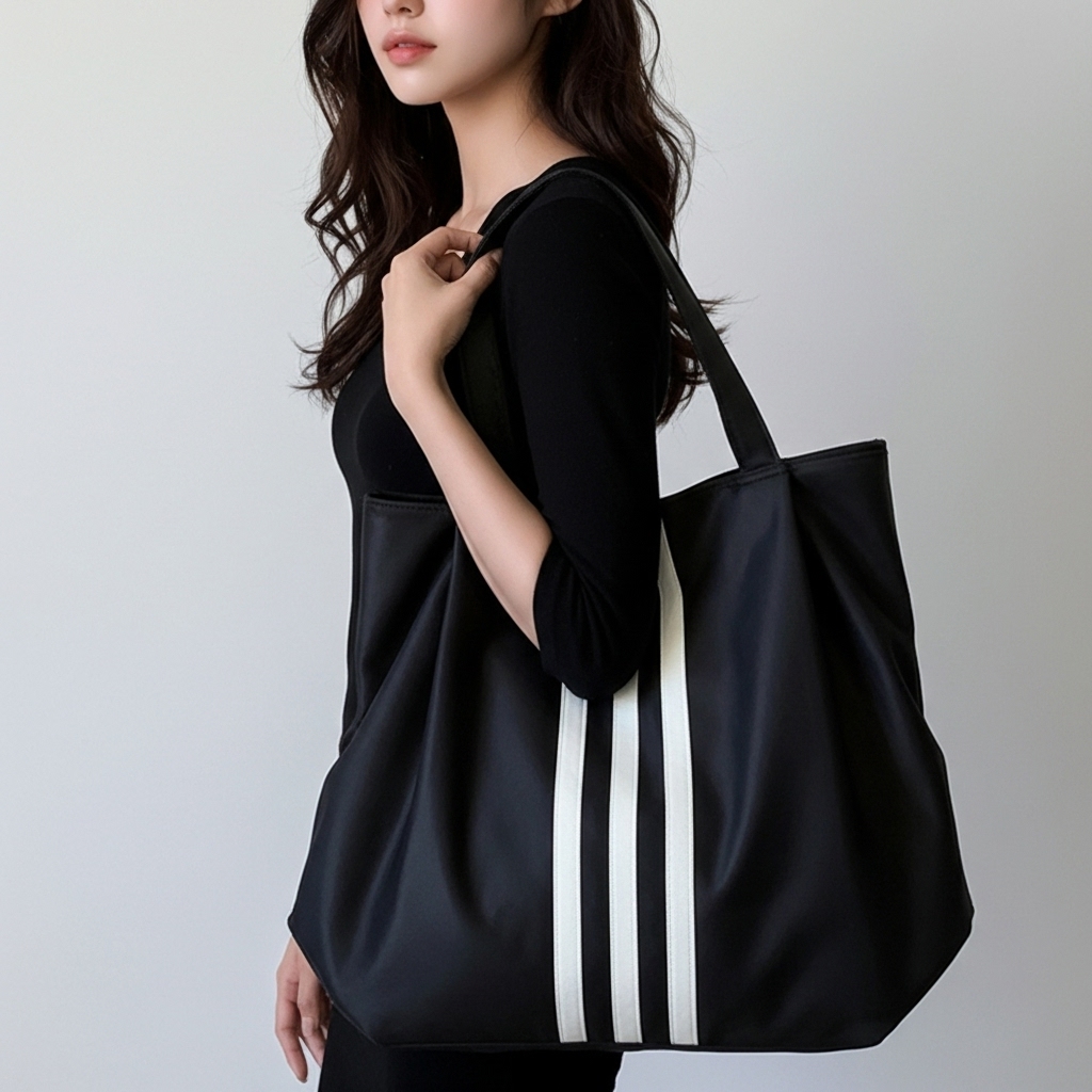 슬릭 스트라이프 숄더백